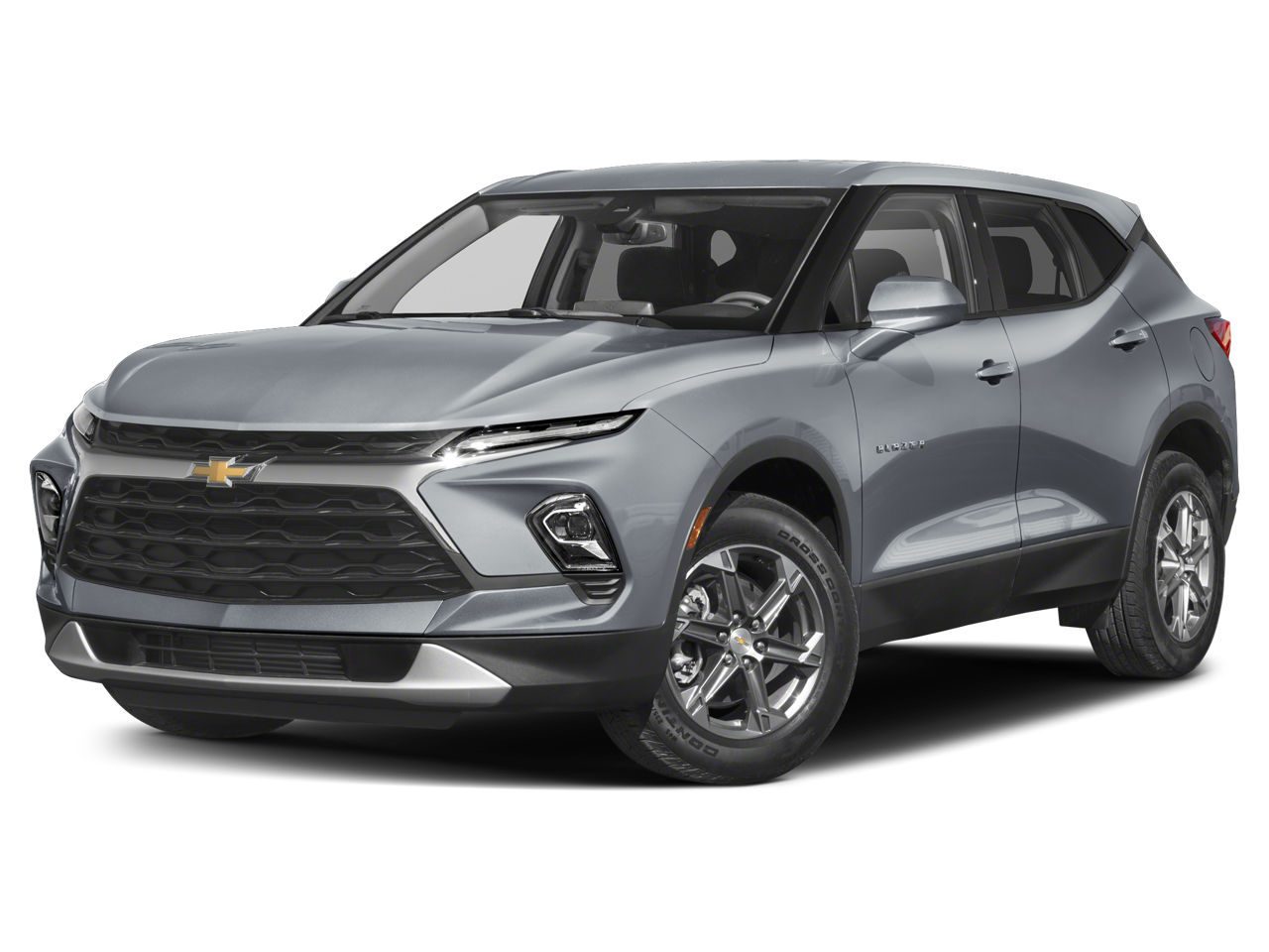 2023 Chevrolet Blazer RS in Black — front three-quarter view