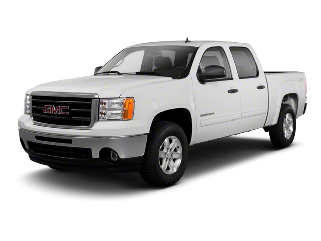 2010 GMC Sierra 1500 SLT in Summit White — front three-quarter view
